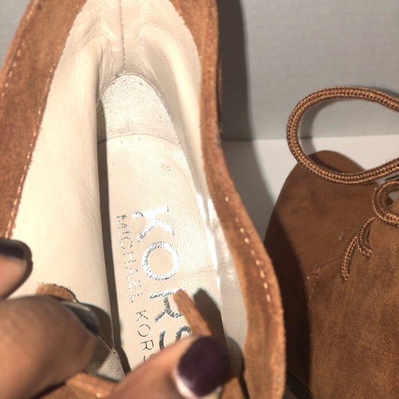 Michael Kors Suede Wedge Booties - Picture 6 of 7